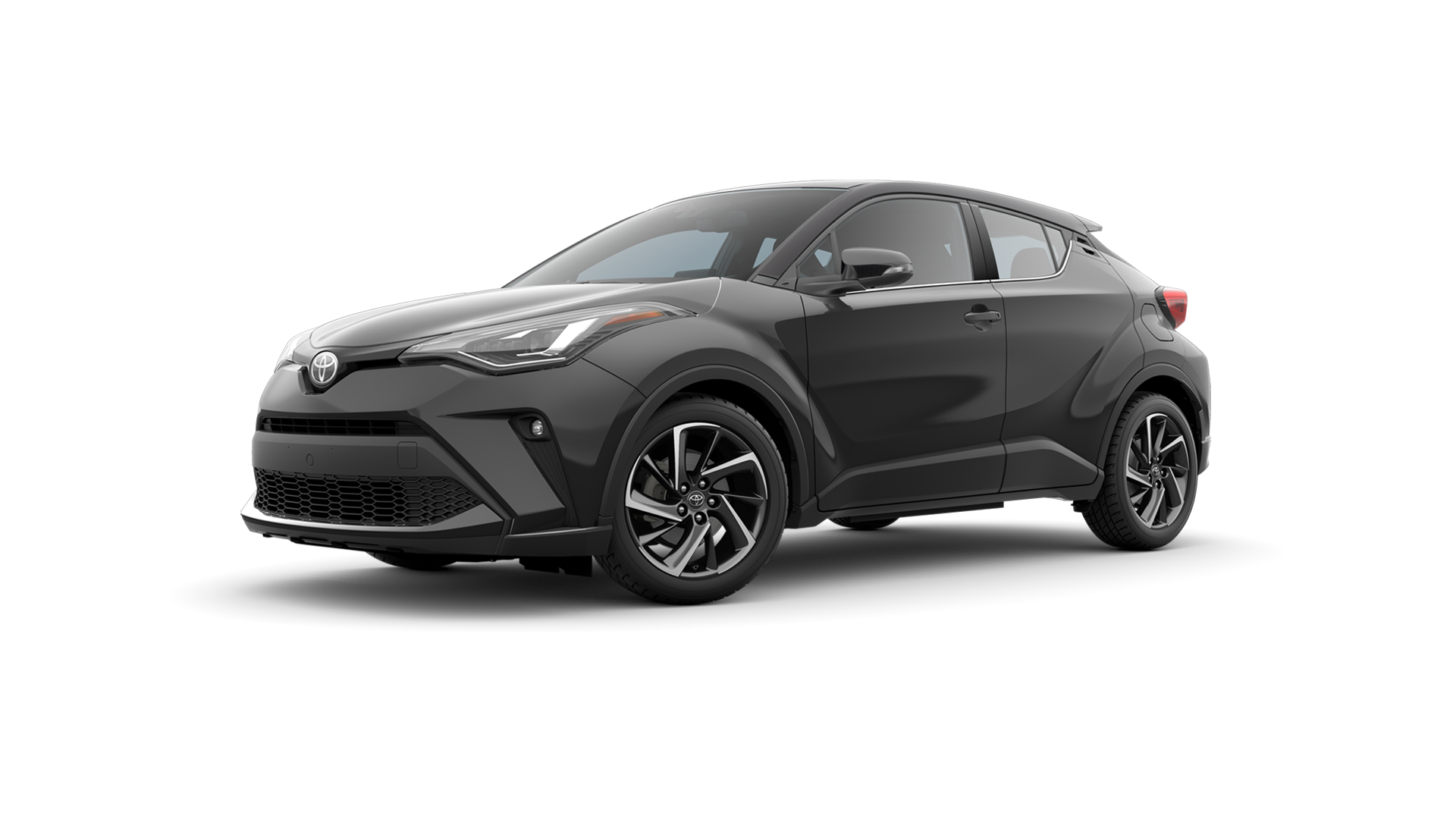 2022 Toyota C-HR in Magnetic Gray Metallic/Black Roof.