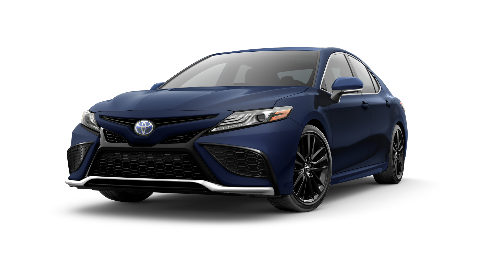 Three-sixty image of 2024 Camry Hybrid in Reservoir Blue