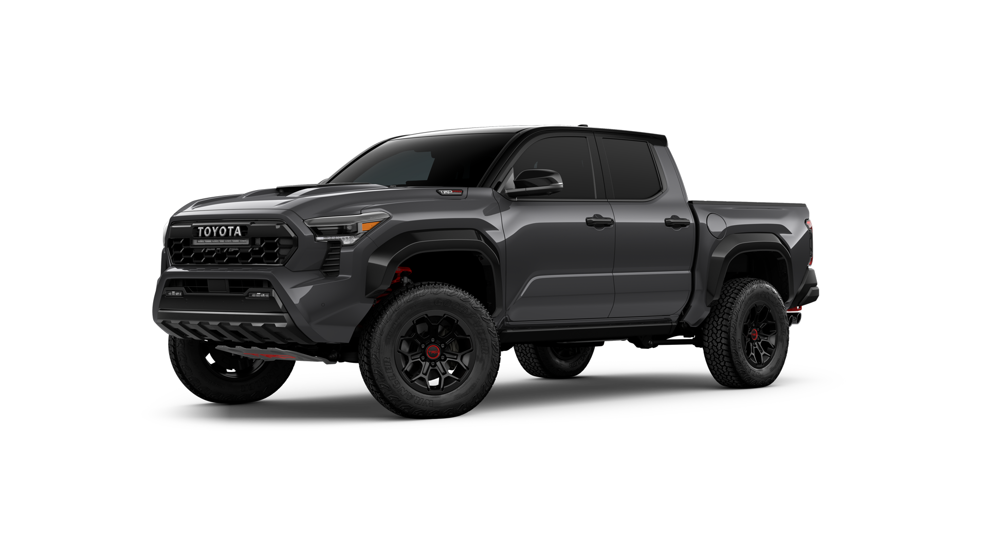 2024 Toyota Tacoma in Underground/Midnight Black Metallic Roof.