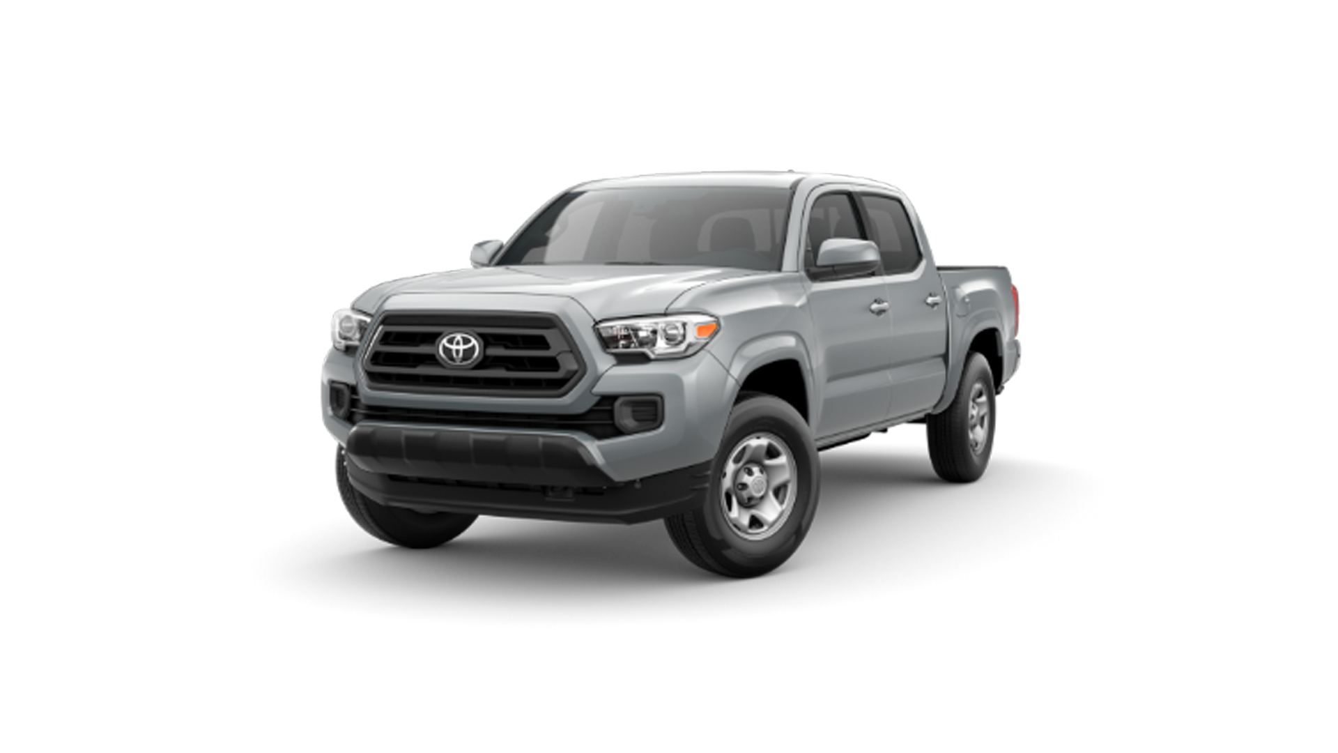 2021 Toyota Tacoma in Silver Sky Metallic.
