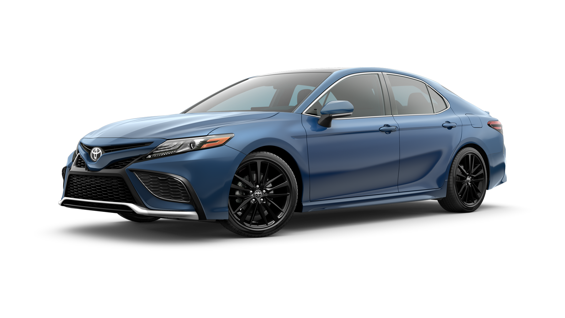 2023 Toyota Camry in Cavalry Blue.