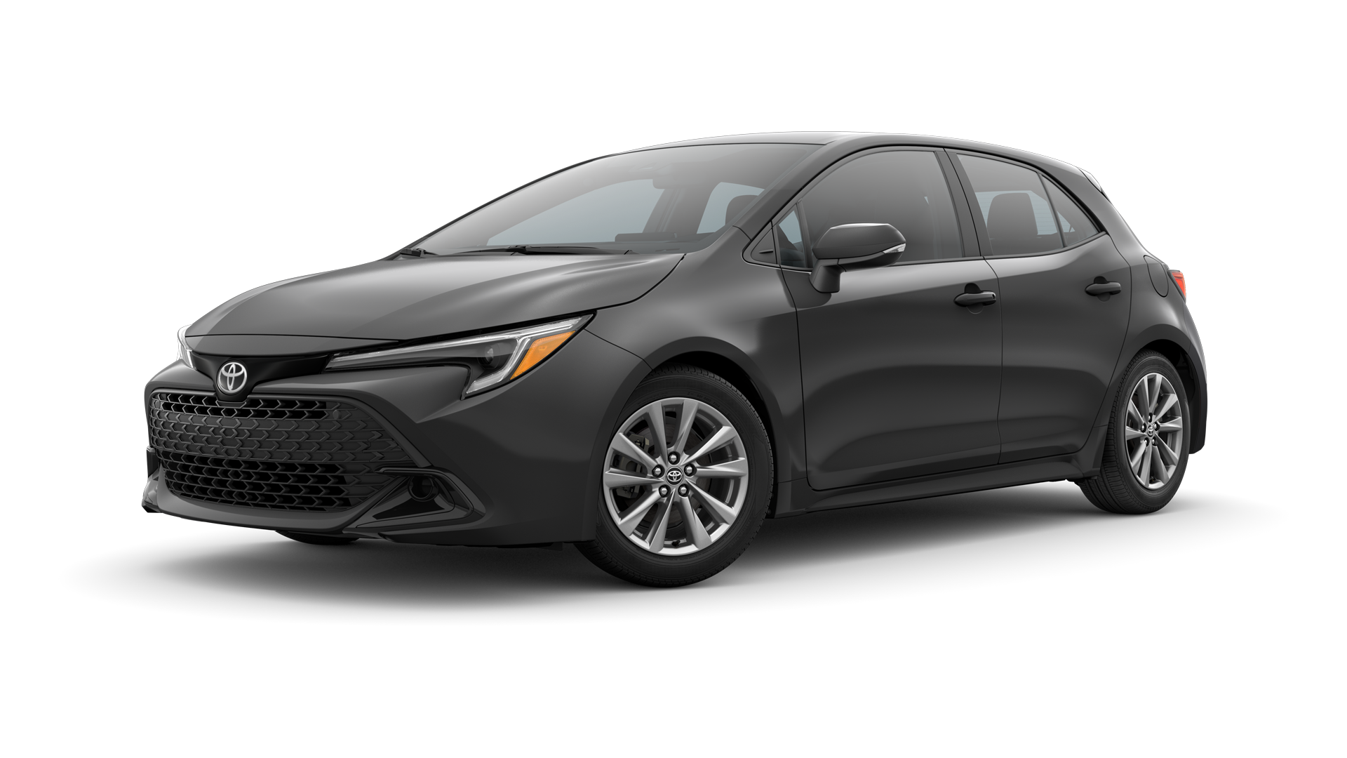 2024 Toyota Hatchback in Magnetic Gray Metallic.