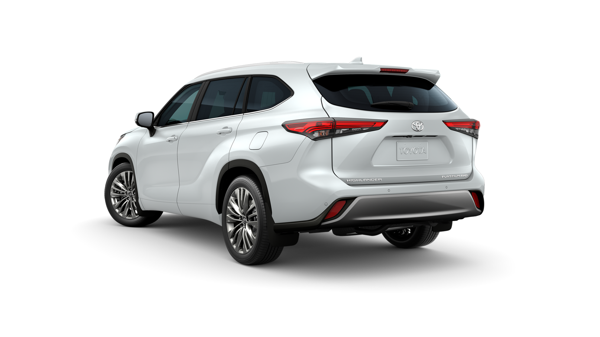 2022 Toyota Highlander in Wind Chill Pearl.